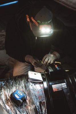 Wiring up a Quiet Cool fan in an attic