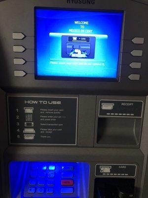 Atm for Mexico 99cent