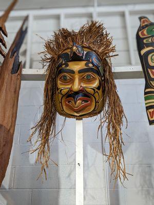 "Raven and the Light"
First Nations mask NEW March 2024