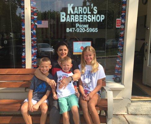 Karol and the kids!