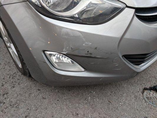 Car with damage