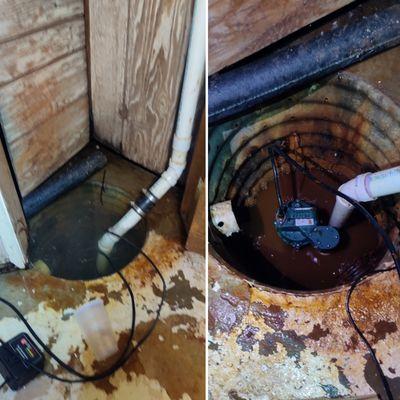 Sump pump replacement