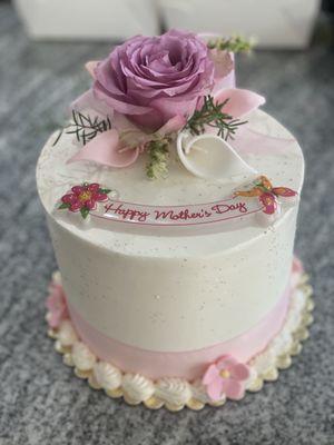 Mixed Berry cake for Mother's Day. Cake was so moist and delicious.