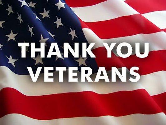 In honor of your service, Grease Monkey is offering 50% off oil changes for Veterans on Veteran's Day. Military ID required. Thank you!