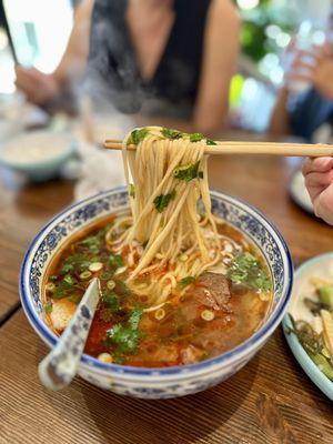 A3. Spicy Beef Noodle Soup (sooo good)