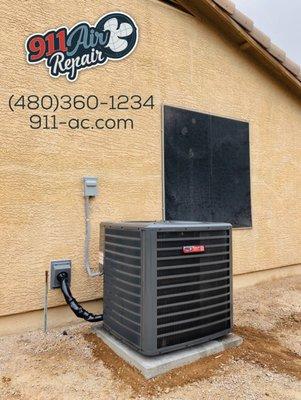 Another unit installed for our customer's rental home. Make sure your tenants are cool this summer with a new AC System!