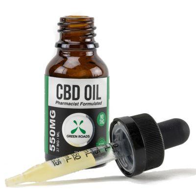 550mg, 1000mg and 1500mg CBD Oils GreenRoads