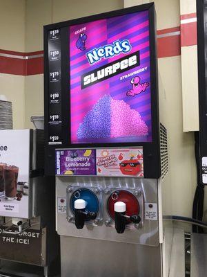 NERDS Slurpee machine....Yeah!