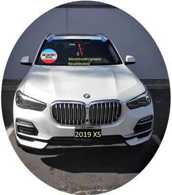 2019 BMW X5 Windshield Recalibrated.