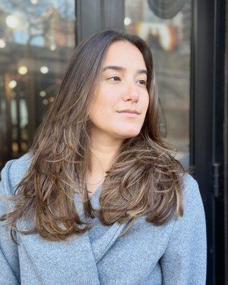 Layered cut by Suzu【The best Japanese hair salon in NYC】