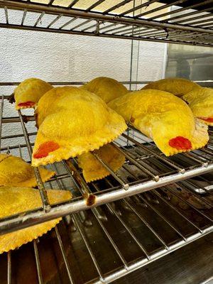 Jamaican Patties - Choose from Beef, Spinach, or Curry Chicken (They sell them fresh or frozen)