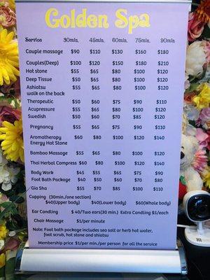 Price List