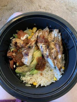 Grilled Chicken Border Bowl