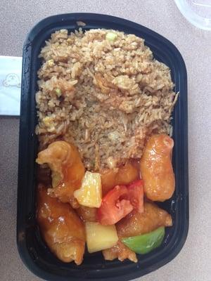 Sweet and sour chicken