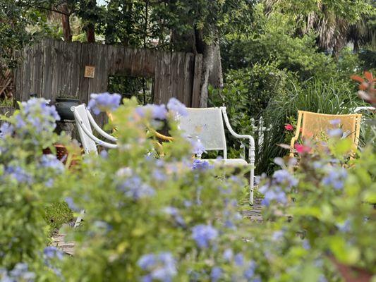 Love the garden area!  Fish Camp