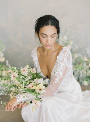 Claire Pettibone Couture Wedding Dress Santorini