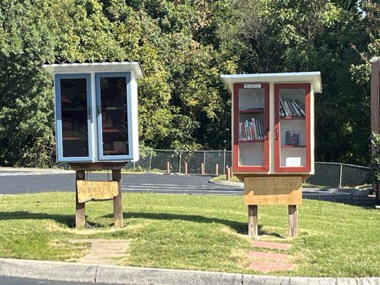 Blessing box and library.