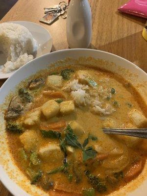 Vegan Green Curry (Spicy)