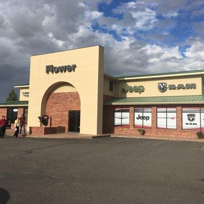 Flower Motor Company in Montrose Colorado.  Chrysler Dodge Jeep Ram Fiat and Quality Pre-Owned vehicles.