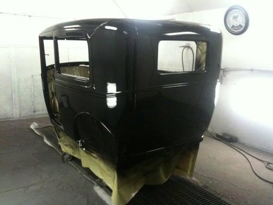 Fresh paint on 1931 Model A