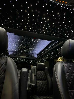 Alcantara Suede Starlight Headliner 
 2021 Mercedes-Benz Matrix