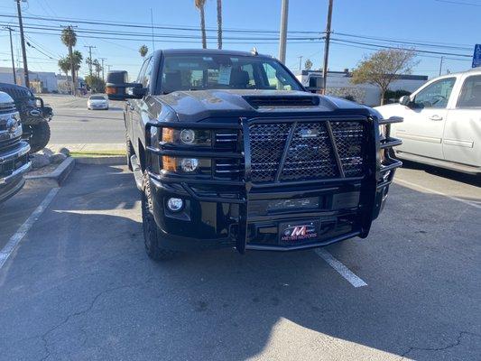 Grill Guard by Ranch Hand on 2019 Silverado 2500 HD