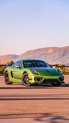 Porsche 981 headlight detailed