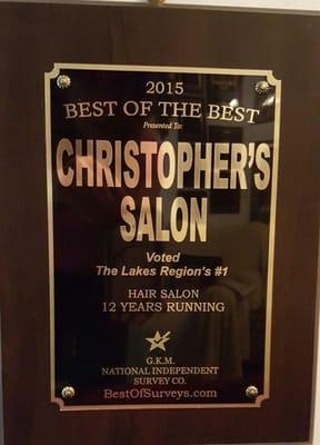 Award winning salon