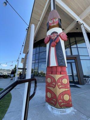 Gorgeous totem pole out front