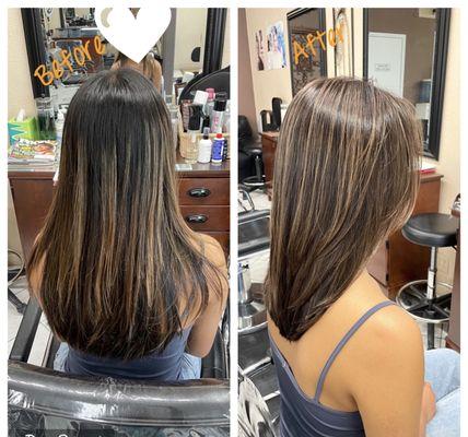 Balayage done by Kelly