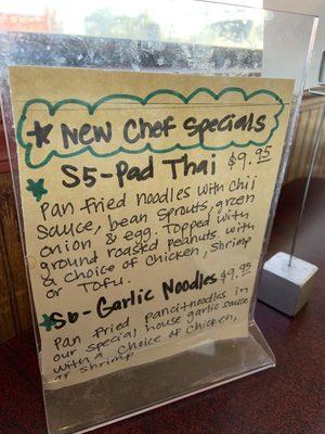 Chef Specials