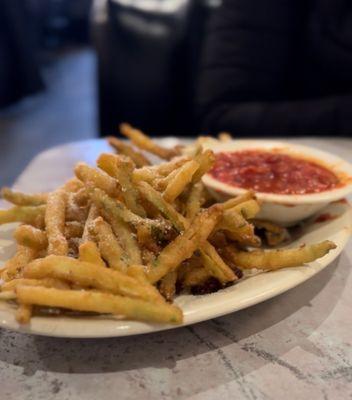 Zucchini Fries... there was enough for a meal itself.