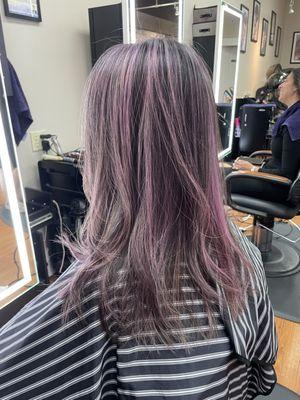 Balayage pink