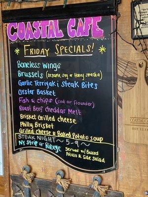 Friday specials