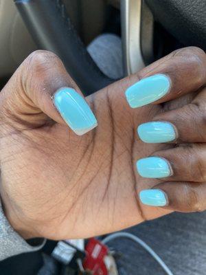 My nails chipping after 1 day of getting them done.