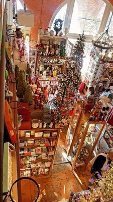 Tiny store full of Christmasy goodies