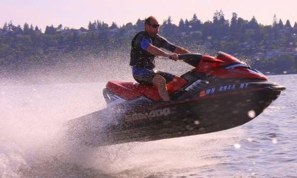 Dr Nash jet skiing