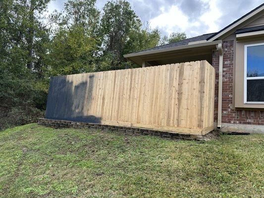 This is what Blake Edmonson of 3 Generation Fencing left as a paid-in-full completed fence job, BUYERS BEWARE!!!