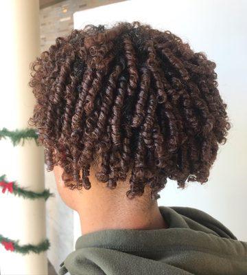 Deep conditioning, Coil/comb curl definition