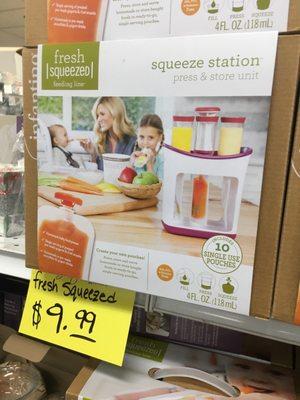 Create your own pouches of kids puree $9.99