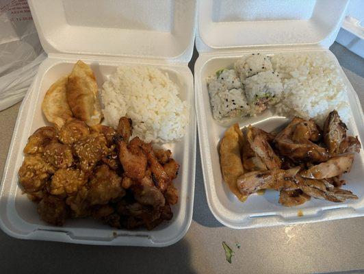 Lunch special Bento boxes