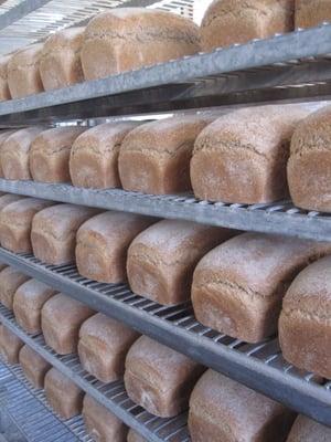 Bread waiting to be sliced!