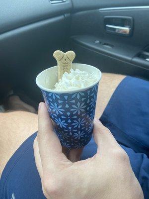 Pup cup