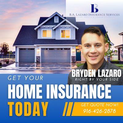 Meet Bryden Lazaro: Your home insurance expert. Protect your home with Bryden's expertise. Get insured today!