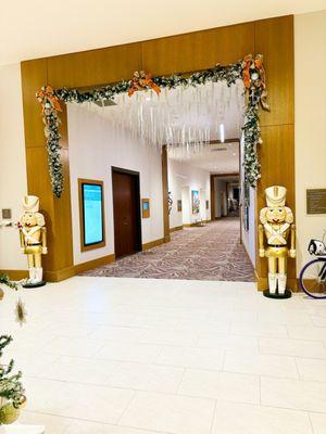 Decorations in the lobby