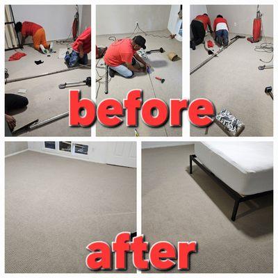 Carpet and pad installation ph 8324350305