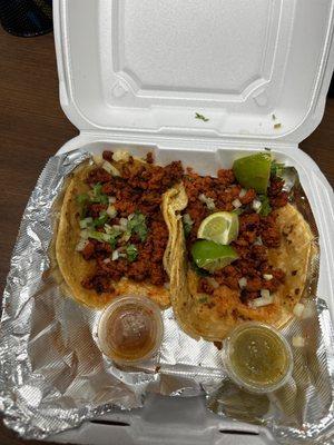 Chorizo Tacos