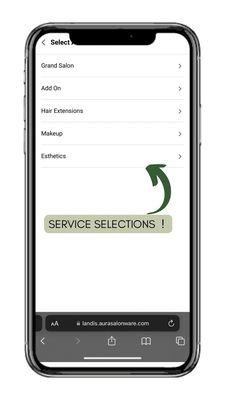 Select your service and service provider. It's simple and efficient.