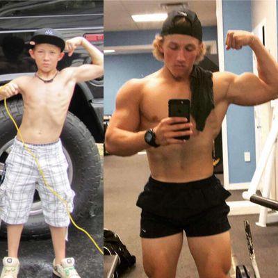 Transformation over 4 years (owner of T Squared Fitness)