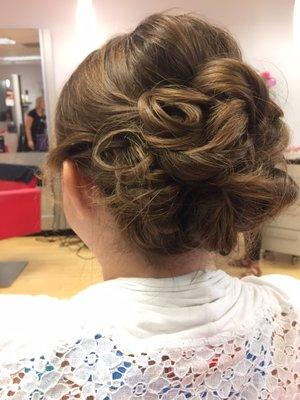 Bridesmaid updo